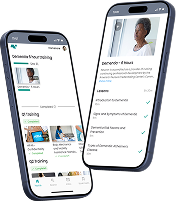 Phone mockup of Nevvon application