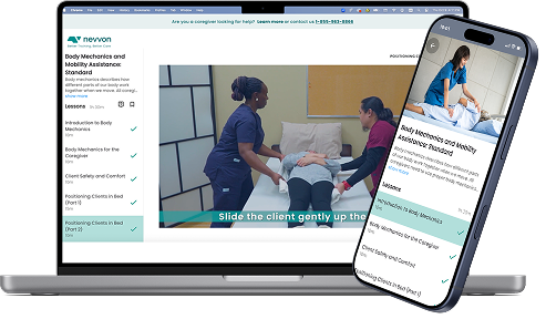 Nevvon application on desktop and mobile