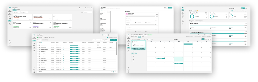 Selection of Nevvon APP screenshots